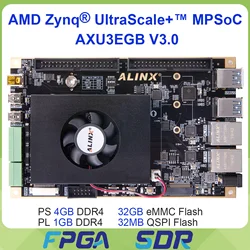 ALINX AXU3EGB V3.0 AMD Zynq UltraScale+ MPSoC ZU3EG FPGA Development Board AI Vitis-AI DPU for Advanced Edge Computing