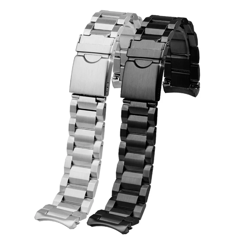 For 1853 Tissot T125 curve end stainless steel strap bracelet  T125.617A watchband t125617 arc quick release steel strap 22mm