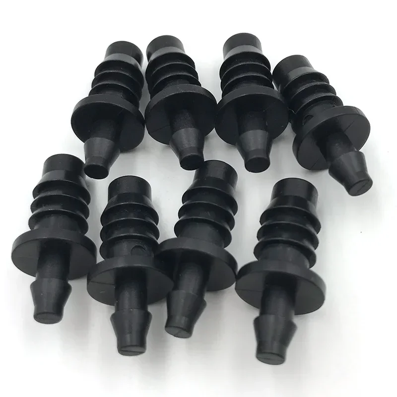 10/50pcs 4mm/8mm Waterpipe Plugs Hose End Connectors Plastic Hose Plugs Functional Pipe Fitting Barb Hose Tail Connector