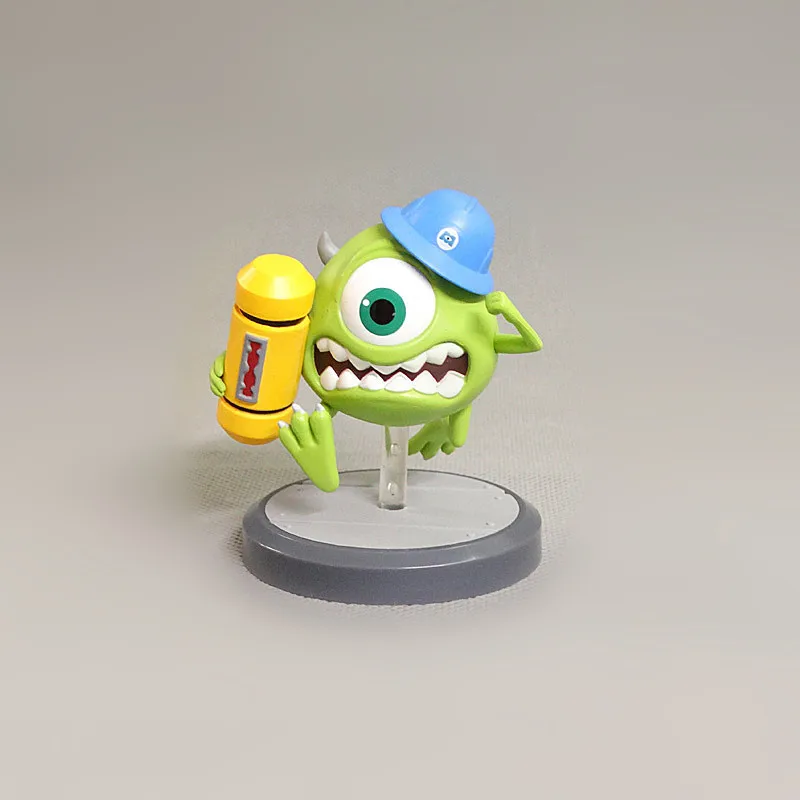 6 Buah/Set Figur Monsters Inc James P. Sullivan Figur Aksi Michael Wozosky Randall Boggs Model Mainan Hadiah