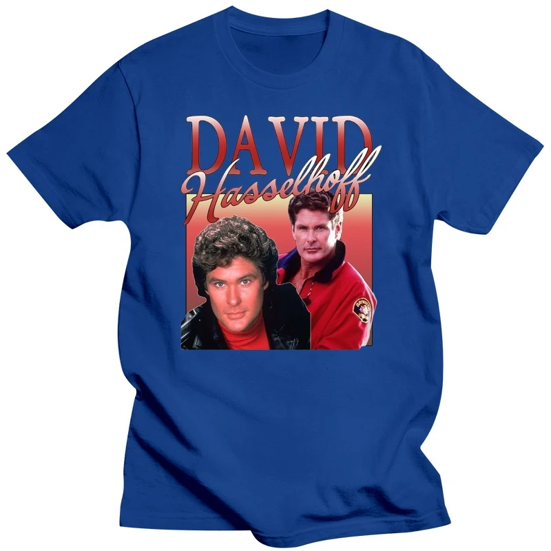 David Hasselhoff T Shirt 90S Homage Mich Vintage Knight Rider Baywatch Night Top Quality Tee Shirt