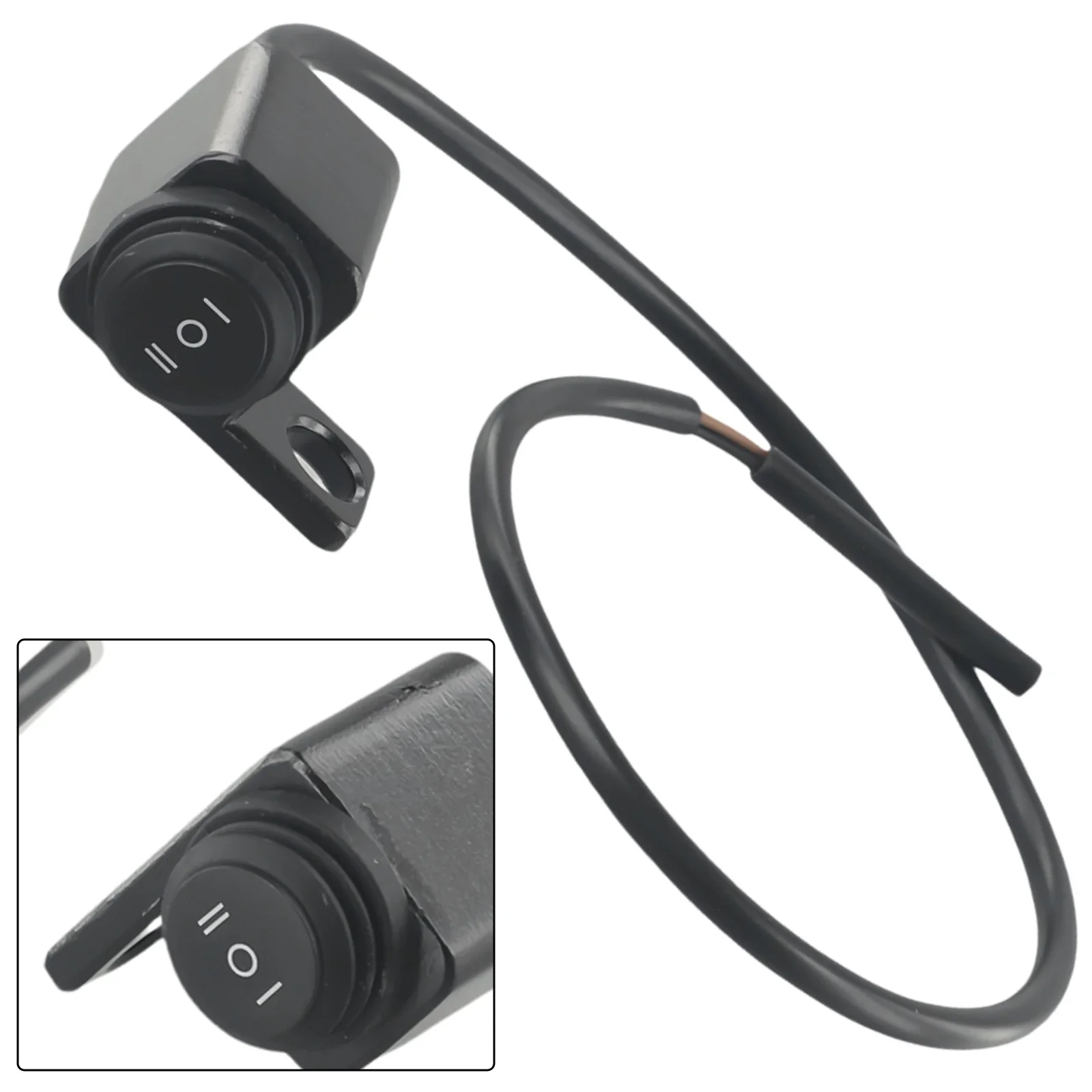 1 PCS Switch ON-OFF-ON Button Right Special Function 16A 50 Cm Motorcycle Rearview Motorcycle Switch Brand New High Quality