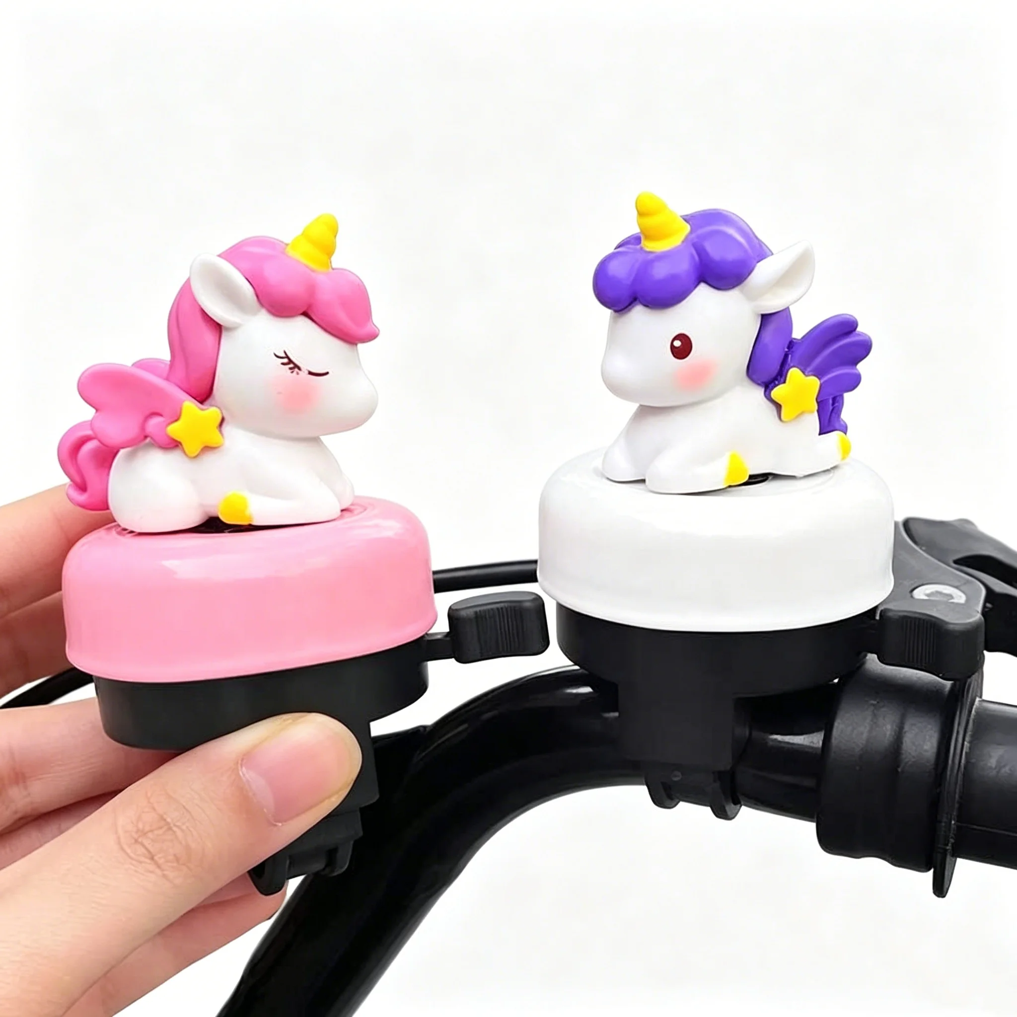 AliExpress NONE Cute Cartoon Unicorn Bicycle Bell Universal Loud Clear Horn for Kids Balance Bike Bicycle Skateboard Scooter Accessories Gift