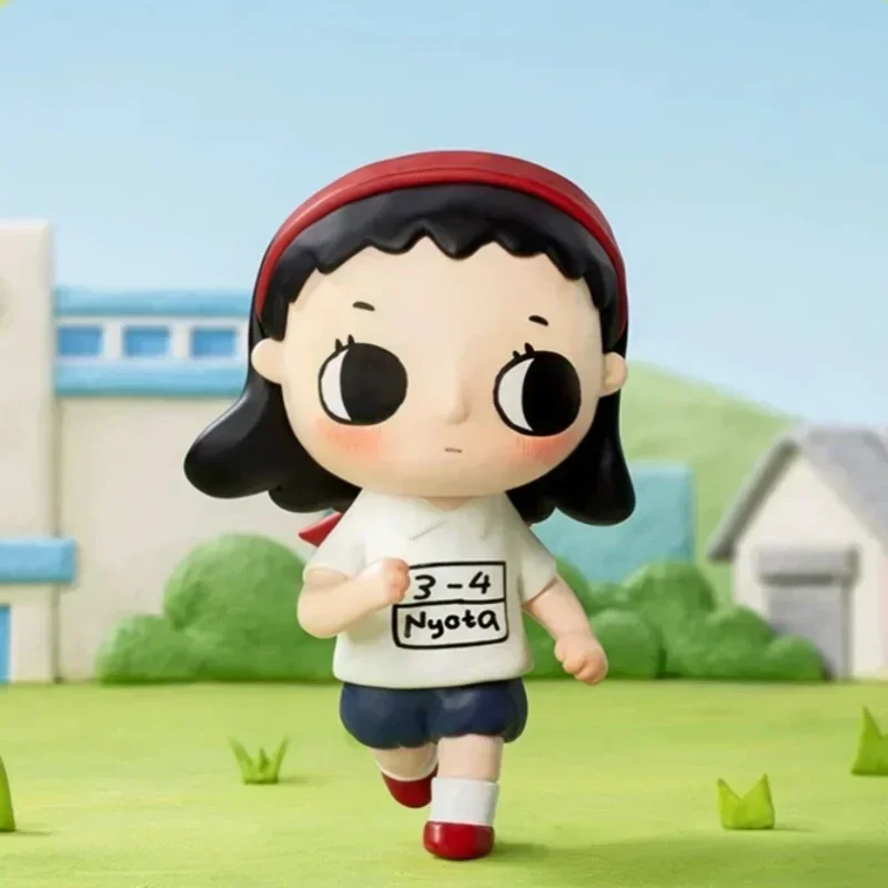 POP MART Nyota Chibi Maruko Chan Serie Desktop-Puppe Mystery Box Überraschungstüte Ornament Figuren Wohndekoration Mystery Spielzeugbox