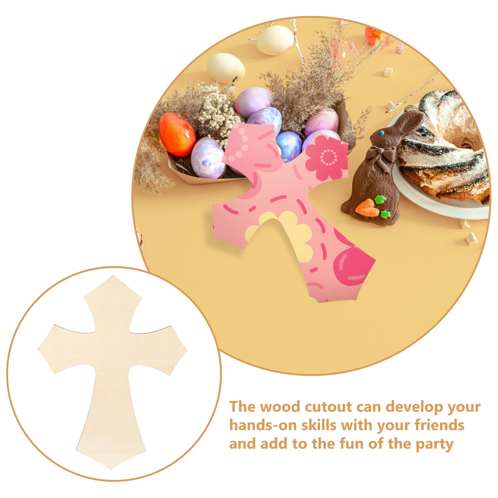 8 قطعة انقطاع الصليب الخشبي أشكال حرفية غير مكتملة لديي ديكور المنزل ريفي جدار الفن الخشب الحلي علامات فارغة للحرف اليدوية