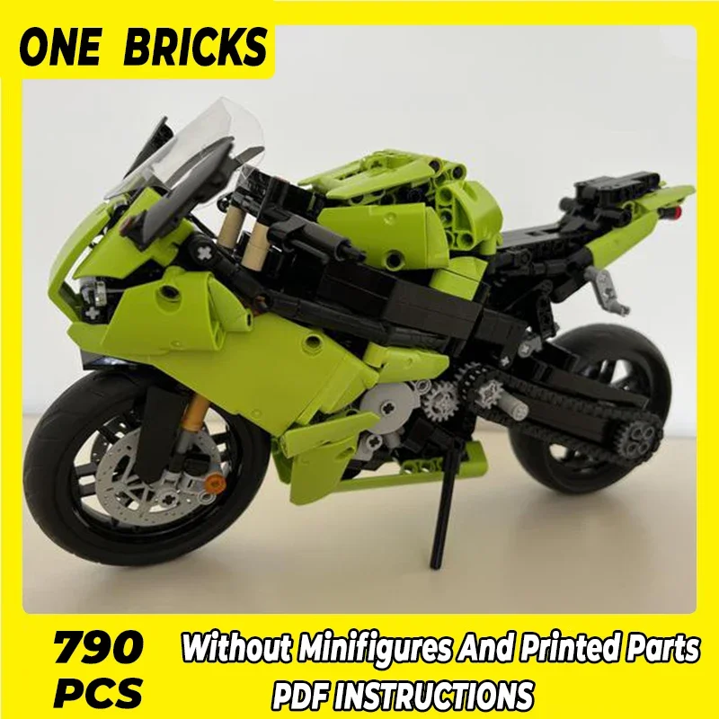 

Moc Building Blocks Car Model Series Sport Motorcycles Technical Bricks DIY Assembly Construction Toys For Childr Holiday Gifts