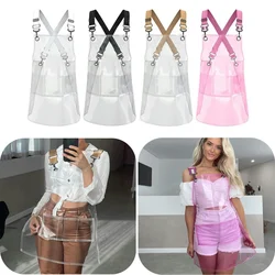 Fashion TPU Transparent Apron for Barber Chef Kitchen Baking Painting Oil-proof Aprons Fashion Men Women Antifouling Work Apron