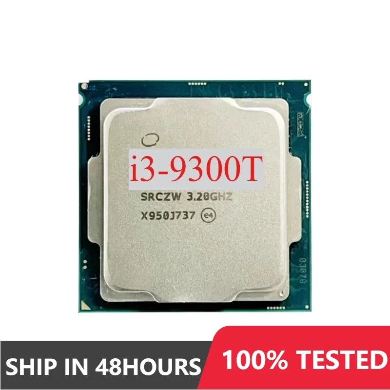 INTEL Core i3-9300T i3 9300T 3.2GHz Quad-Core Four-Thread CPU 8M 35W LGA 1151 without Cooler Used