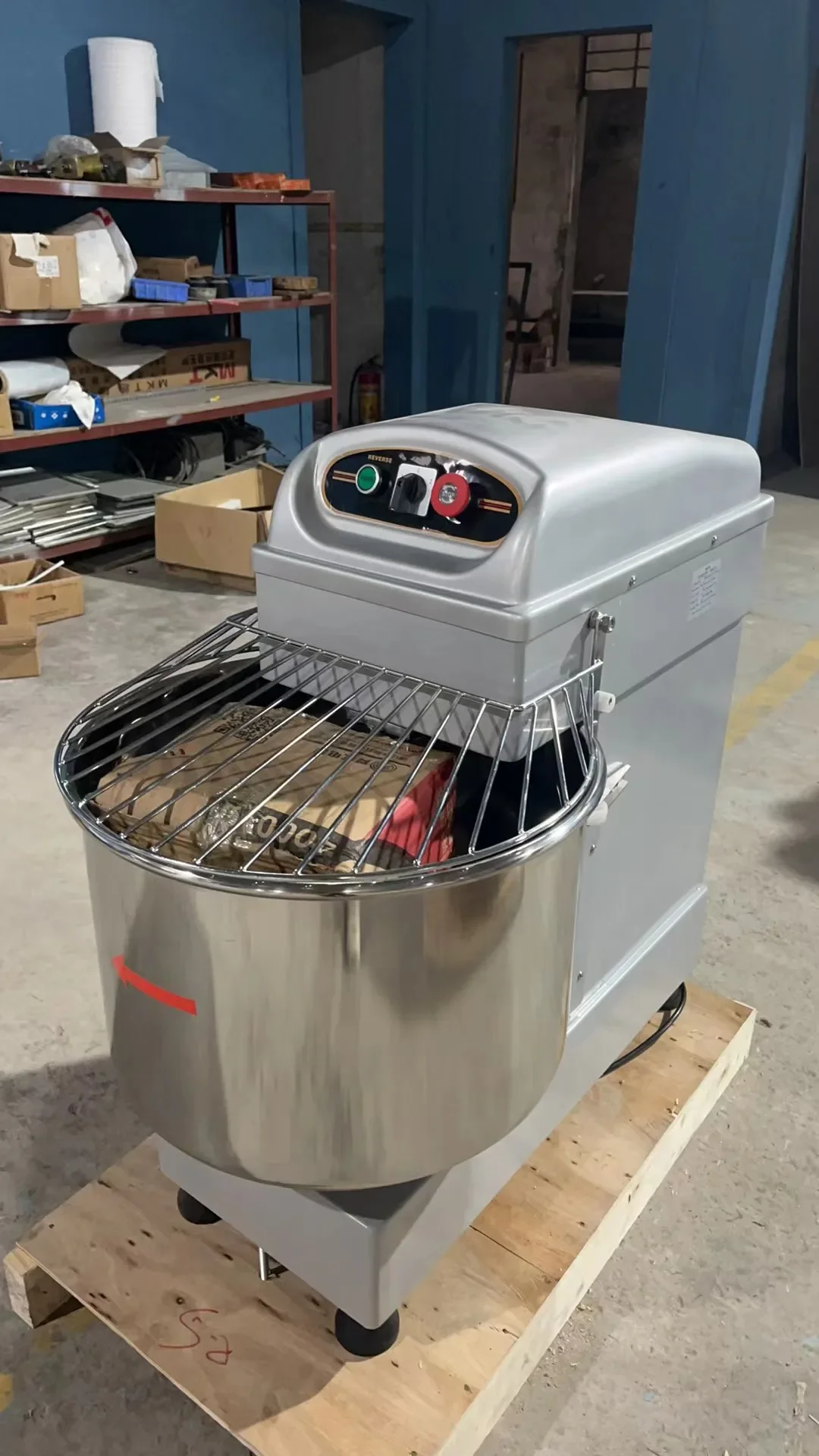 22L 35L 40L 50L 60L 120L 130L 200L 240L 260L 300L Full 304 Stainless Steel Save Labor Buy Dough Mixer Automatic Dough Mixer