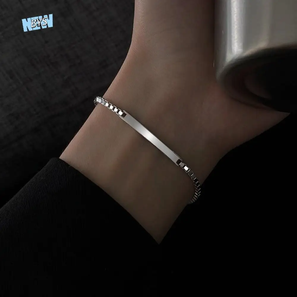 

2Pcs Adjustable Lovers Friendship Bracelet Valentine's Day Gifts Copper Simple Couple Bangle Wristband Classic