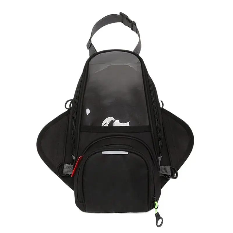 

Tank Bag Waterproof Multifunctional Magnetic Motorcycle Tank Bag Reflective Strip Rider Pouch Cycle Supplies Large Capacity