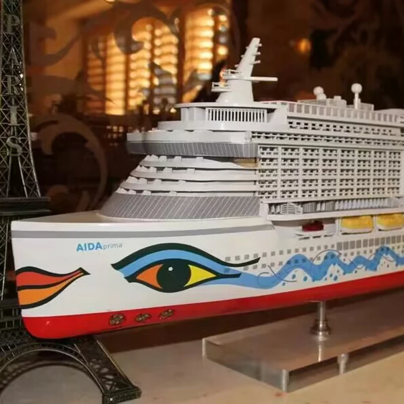 Modelo grande de crucero de lujo, juguete de barco ALDA, decoración de escritorio, regalo de oficina