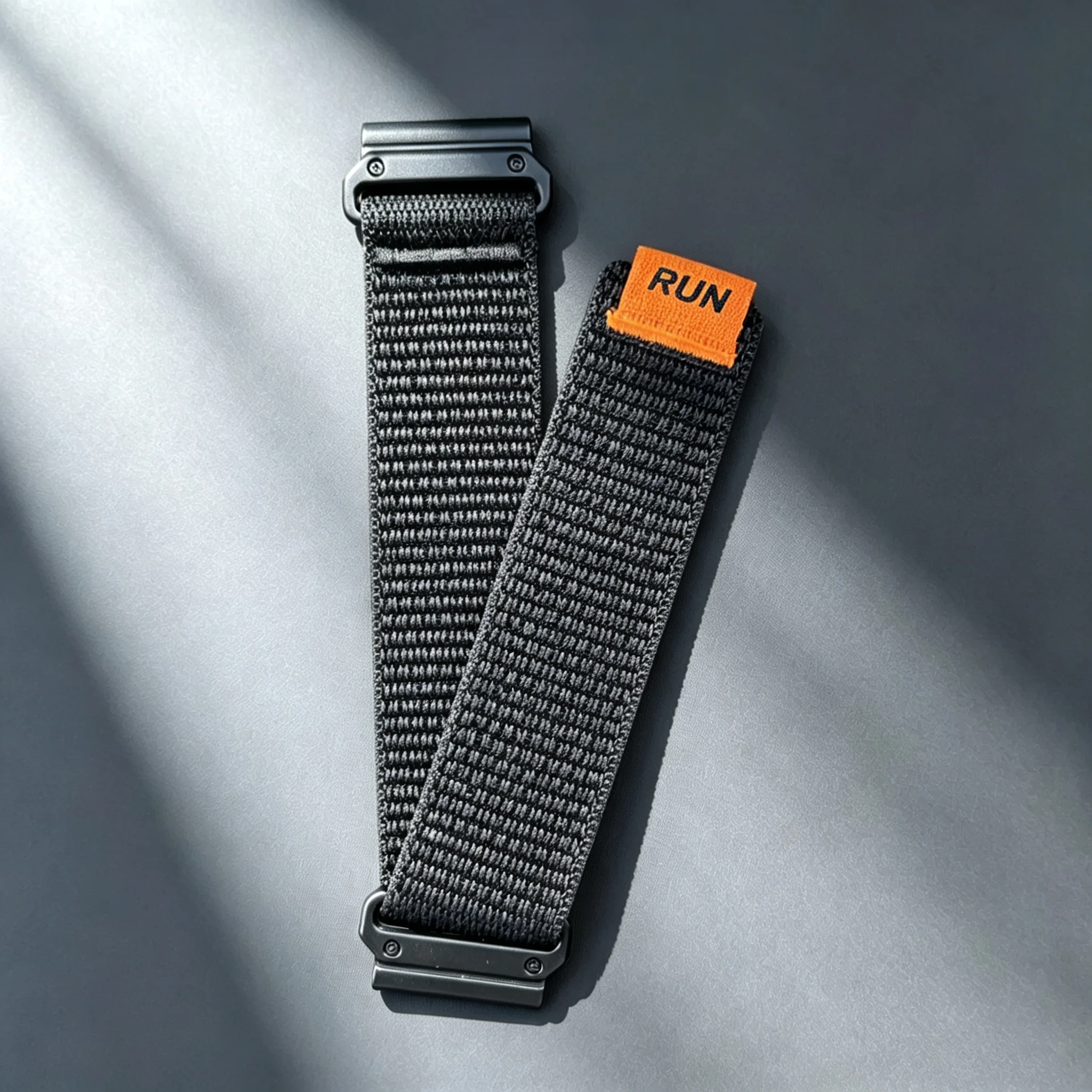 21g Lightweight RUN Embroidery Nylon Hook & Loop Strap Quick Release Band For Garmin Fenix9Pro 8 7Pro 6 5X Tactix Series