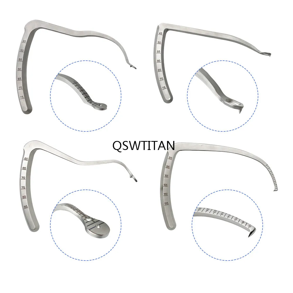 الفولاذ المقاوم للصدأ قابل للتعديل C-نوع دليل الحفر البصر لرباط الركبة الكتف Aimer أدوات العظام #1