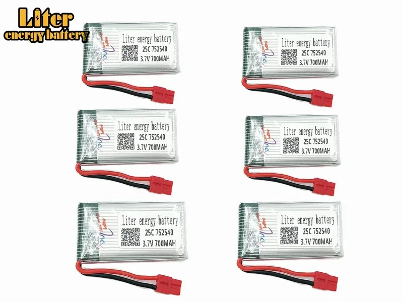 3.7V 700mAh 752540 25c Battery for X5S X5SW X5HW X5HC X5UW RC Quadcopter Drone Spare Part