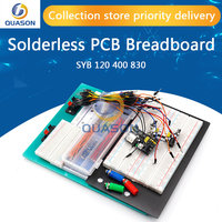 SYB 120 400 500 830 840 1660 MB102 GL-12 Points Solderless PCB Breadboard Mini Universal Test Protoboard DIY Bread Board