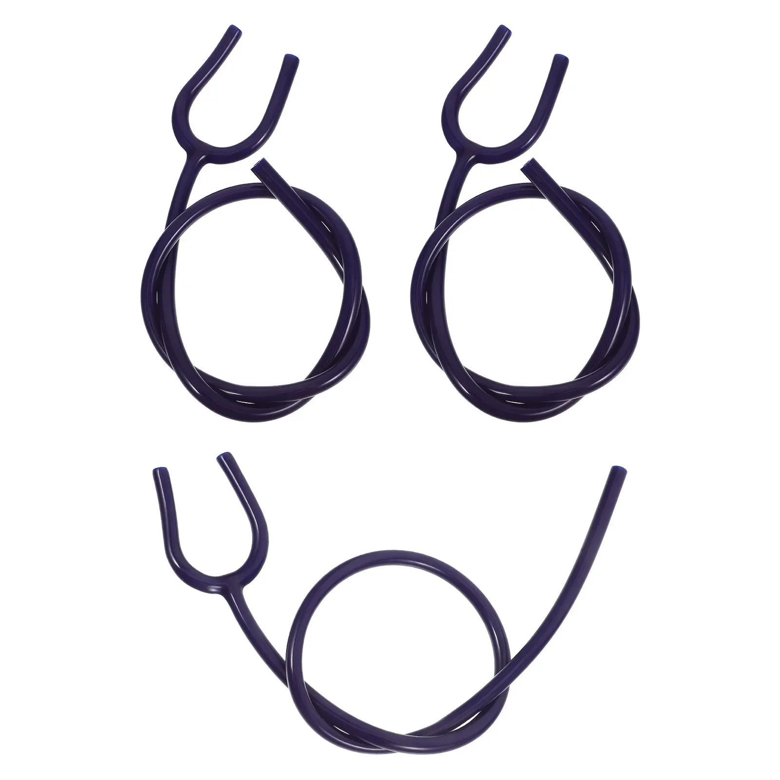 

3pcs Stethoscope Replacement Tube Pvc Y-Shaped Tubing Parts For Most Brands Durable Conduction Accessory Diagnostic