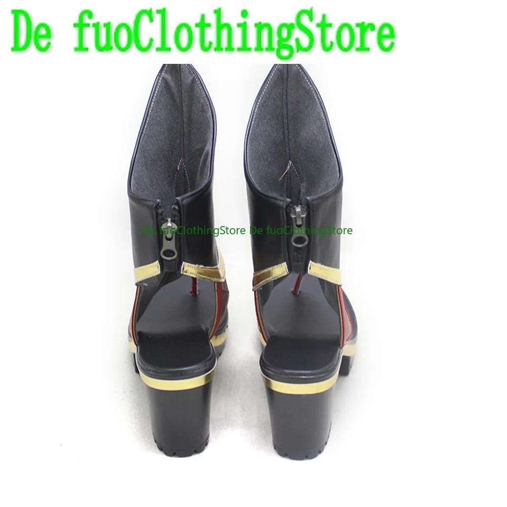 Genshin Impact Shinobu Scarpe Cosplay Stivali Halloween Natale DefuIndumenti Negozio di scarpe