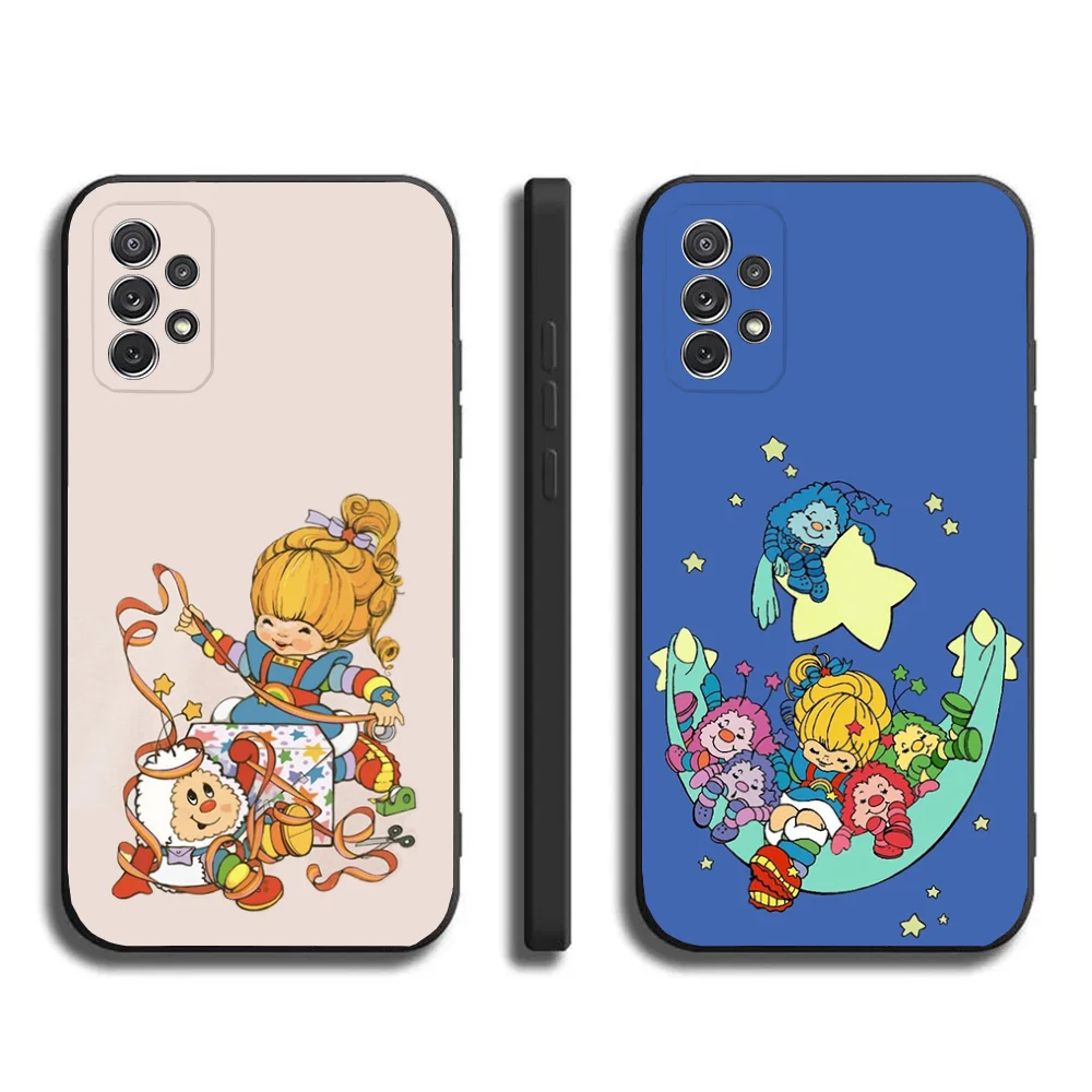 

Cute Rainbow B- BriteS Phone Case for Samsung Galaxy A13,A21s,A22,A31,A32,A52,A53,A71,A80,A91, Soft Black Cover