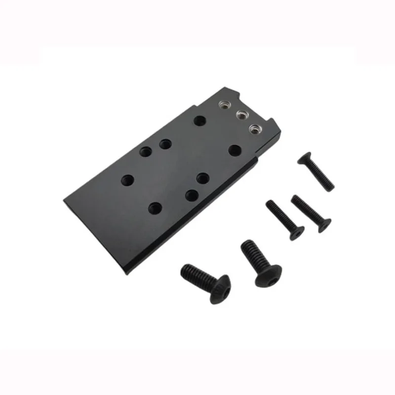 Base per piastra di montaggio per mirino tattico Base in metallo CNC P320 adatta per accessori universali per pistola SIG Red Dot Sight