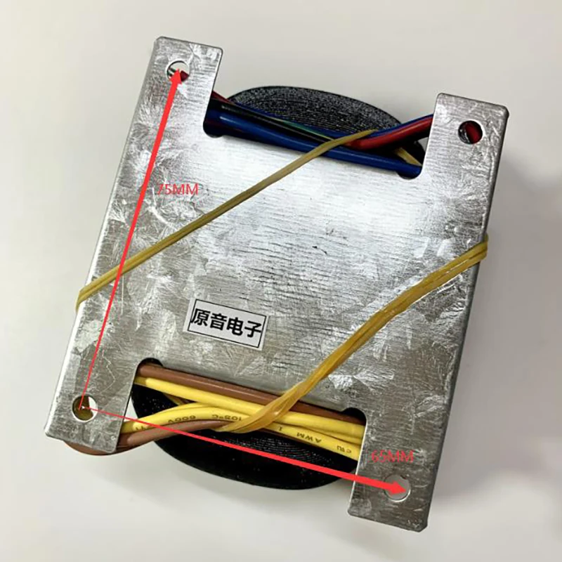 BAHOD 65w Dual 12v R Type Power Transformer for HIFI Amplifier Audio Accessories