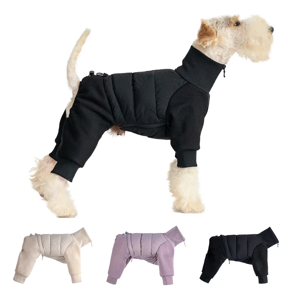 

New Arrival Waterproof Dog Jacket Fashionable Polyester Pet Harness Coat Winter Designer Clothing for Dogs Wholesale