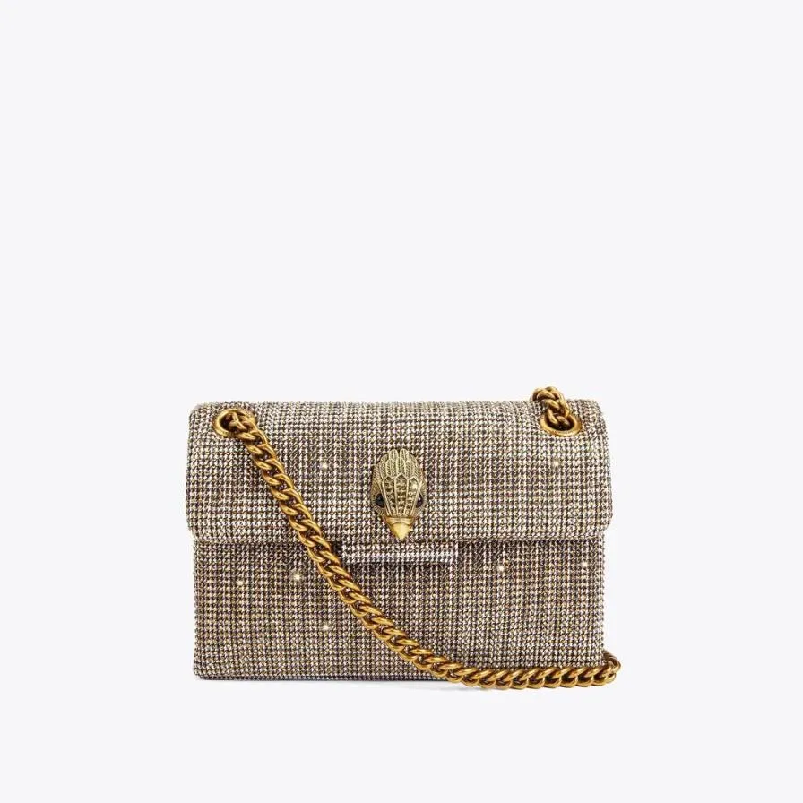 

2025 New Checkered Bag With Hot Stamping And Versatile Design Single Shoulder Crossbody Eagle Head Bag Chain Strap Bag