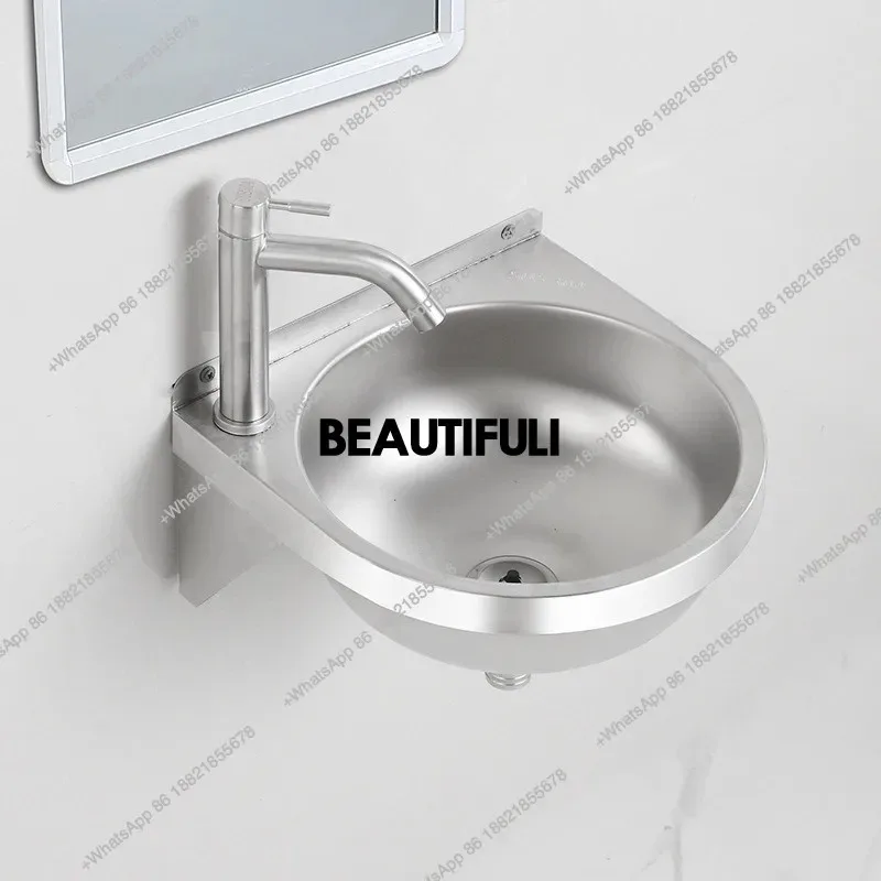 

R бытовой небольшой блок из нержавеющей стали, небольшой настенный умывальник, умывальник для балкона, ванной комнаты, простая раковина