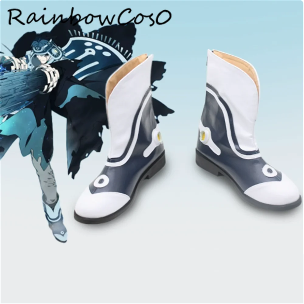 

Ren Dramatical Murder Cosplay Shoes Boots Game Anime Halloween Christmas RainbowCos0 W4718
