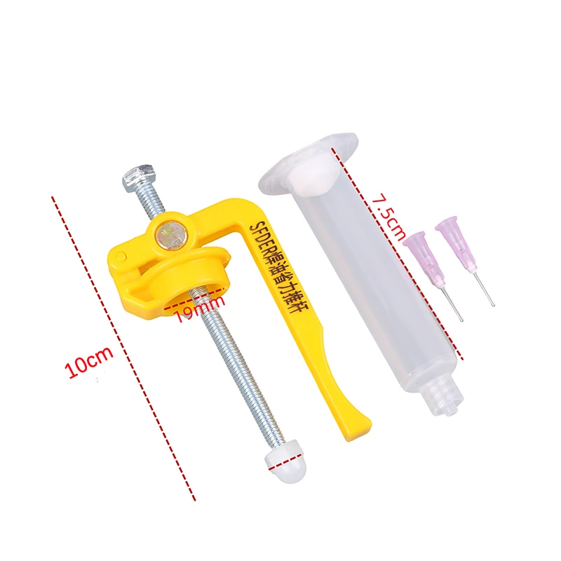 Solder Paste Extruder Glue Gun Rod Needles Welding Solder Oil Booster Circuit Board Repair Soldering Accessories(empty syringe)