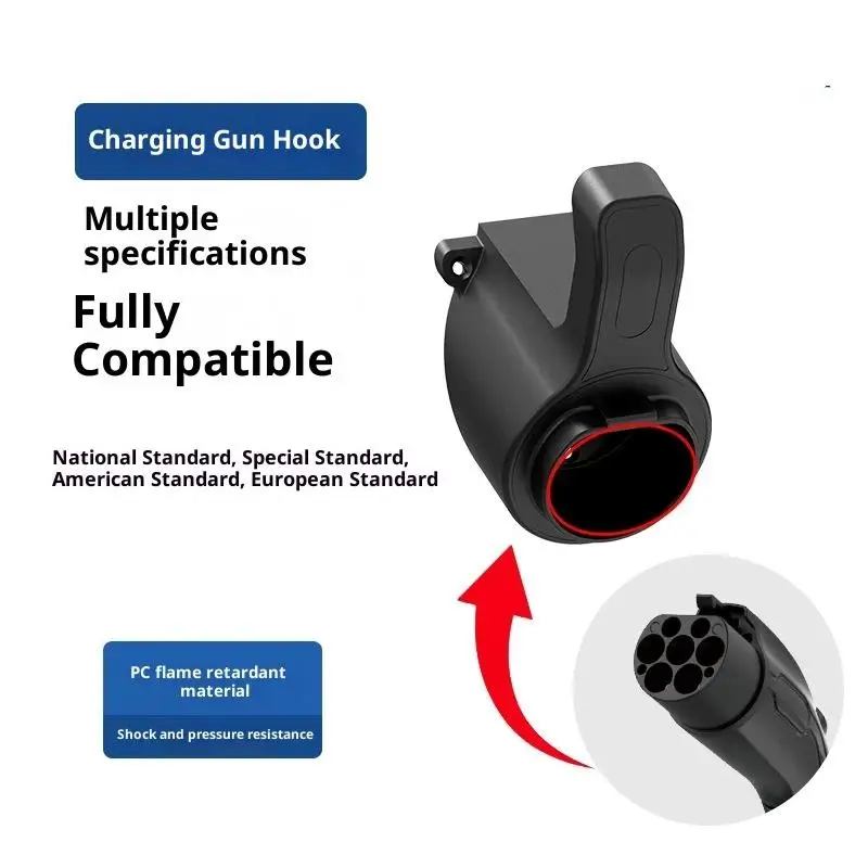 Universal EV Charger Holder Stand Wall Mount Bracket for Home Security Stable Cable Storage and Easy Access