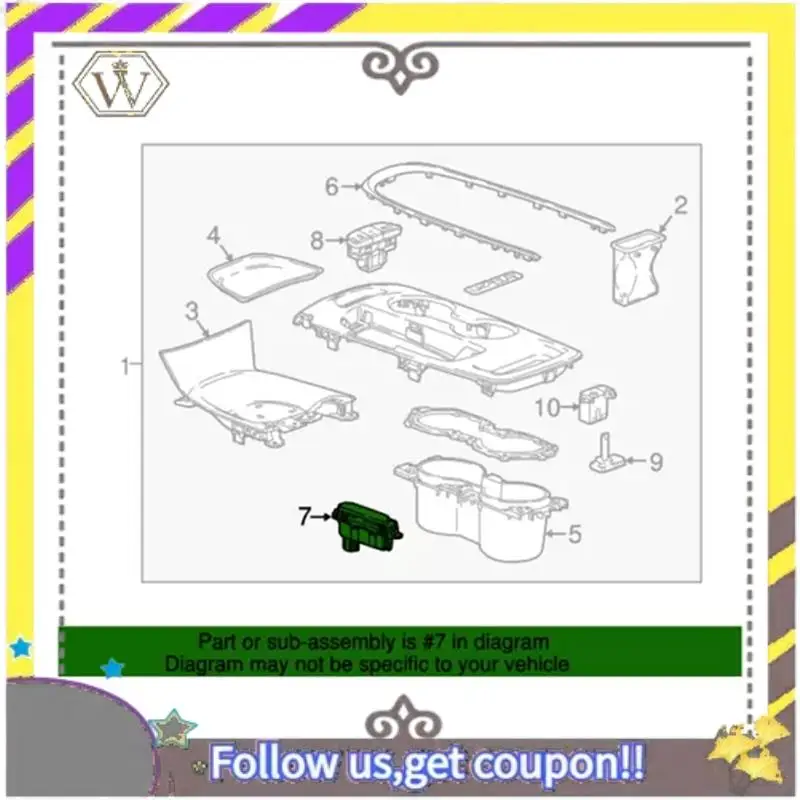 

ABXV-Transmission Control Indicator Module For GM Malibu 2016-2023 Shift Indicator 84646274