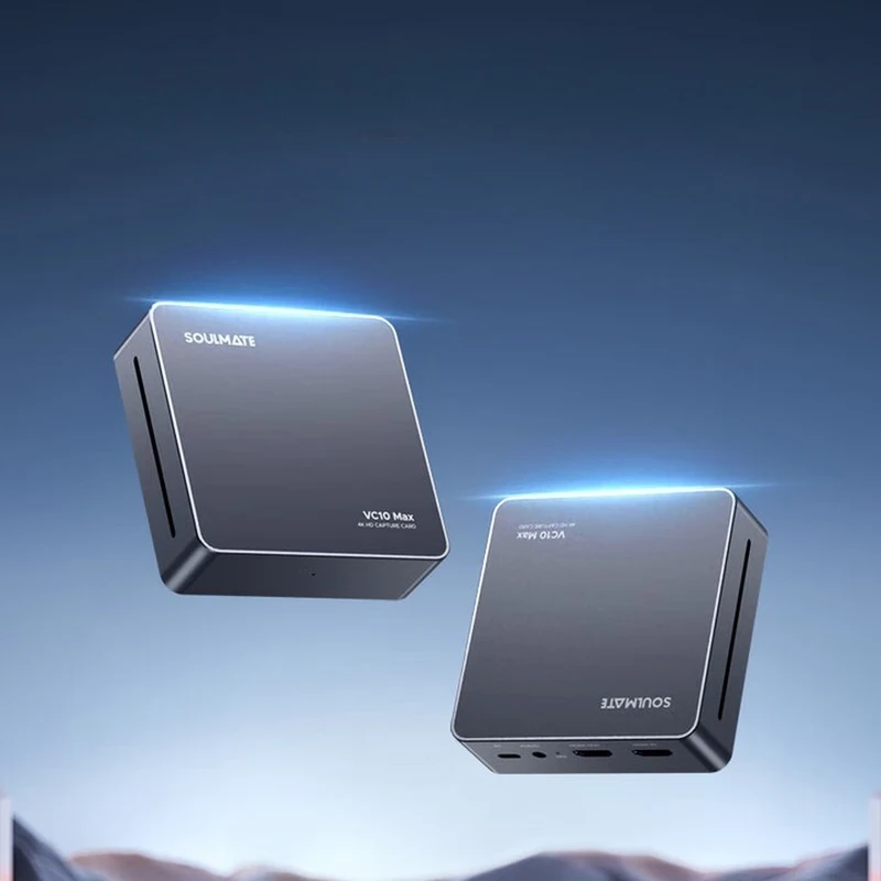 VC10Max 4GB RAM for HDMI 4K Live Streaming for PS5/Xbox/Switch Mobile iPad Game Conference Computer Video Capture Card