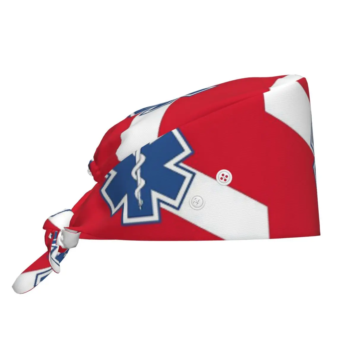 Czapka medyczna EMT Star Of Life, czapka chirurgiczna dla lekarzy, unisex, regulowana, czapka pielęgniarska dla dentystów