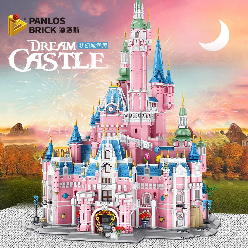 

9963pcs Creative Street View Princess Grand Castle Building Blocks Bricks Construction Assembling Girls Toy Gift Set