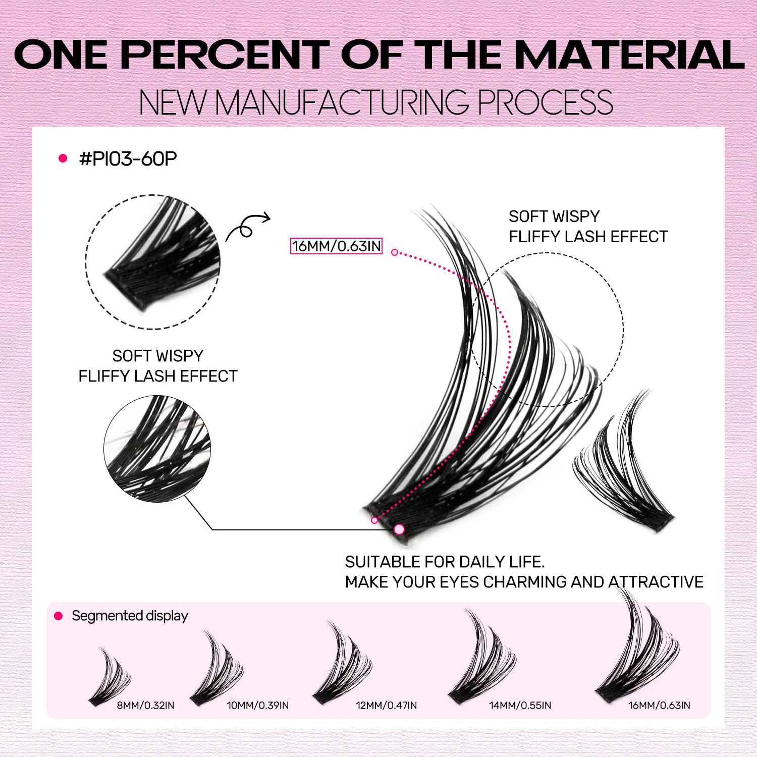 VELTRINAY رقيق لاش مجموعات أفخم سميكة جلدة رمش ملحقات حجم لاش مجموعات DIY بها بنفسك الرموش مجموعات ماكياج #5