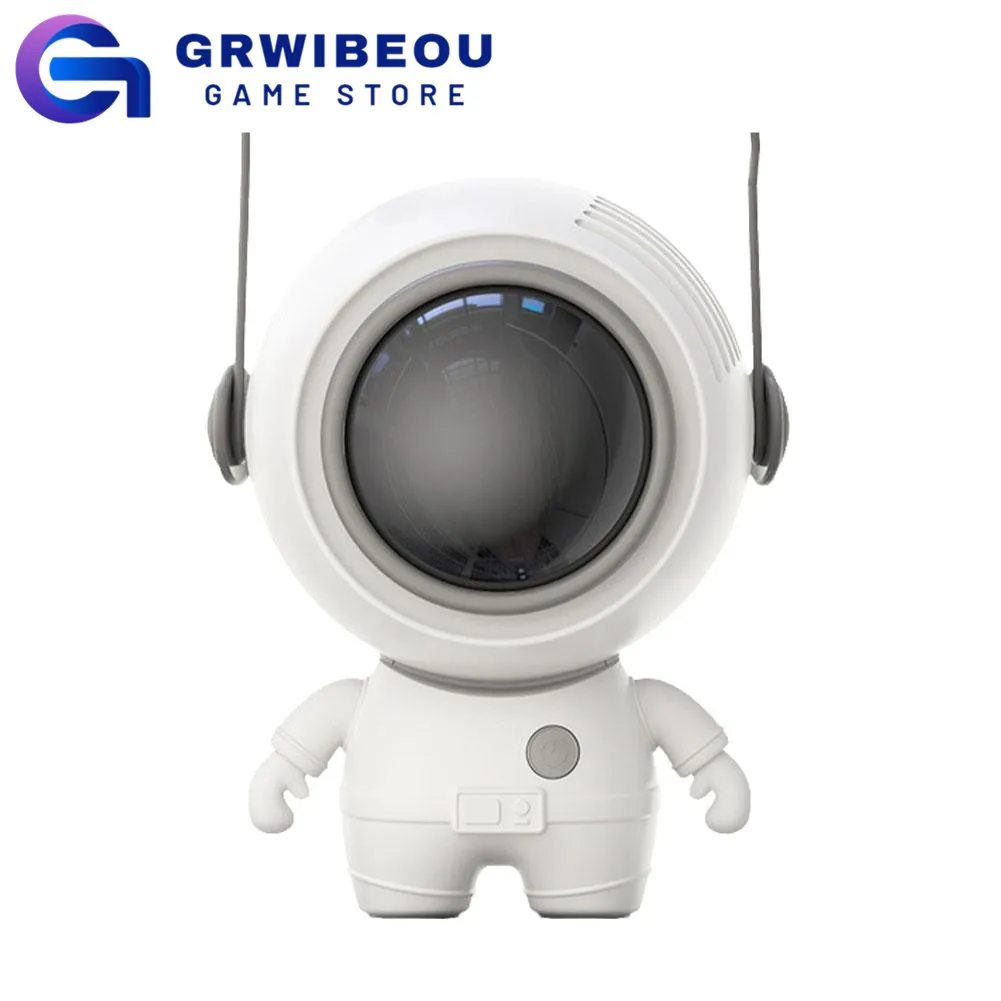 

GRWIBEOU Small Portable USB Mini Fan Astronaut Styling USB Charging Desktop Neck Hanging Summer Fan Cooling Hand Fan Strap