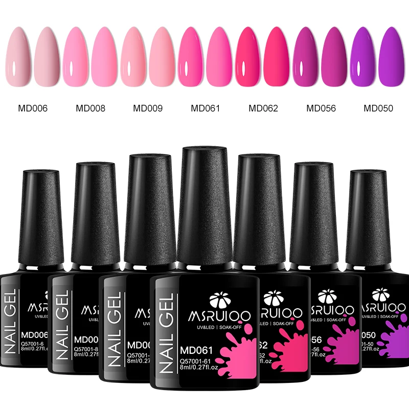 7-delige nagelgellakenset DIY Nail Art Design Alles voor decoratie Losweken UV-gel Langdurige manicure Schilderen Gel Vernis Kits - afbeelding 1