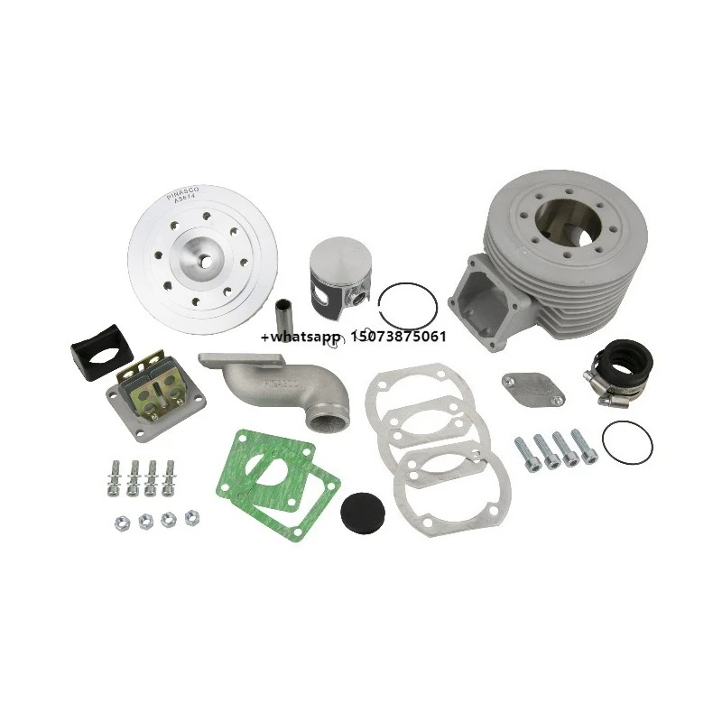 

New 135cc Zuera SRV Reed Valve Aluminum 2-Stroke Cylinder Kit for Street Motorcycles High Performance Cylinder Heads