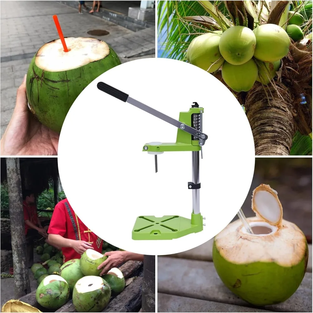 

Coconut Opener Vertical Coconut Opener Tool Hole Drill Tool Fruit Shop Manual Coconut Opening Machine