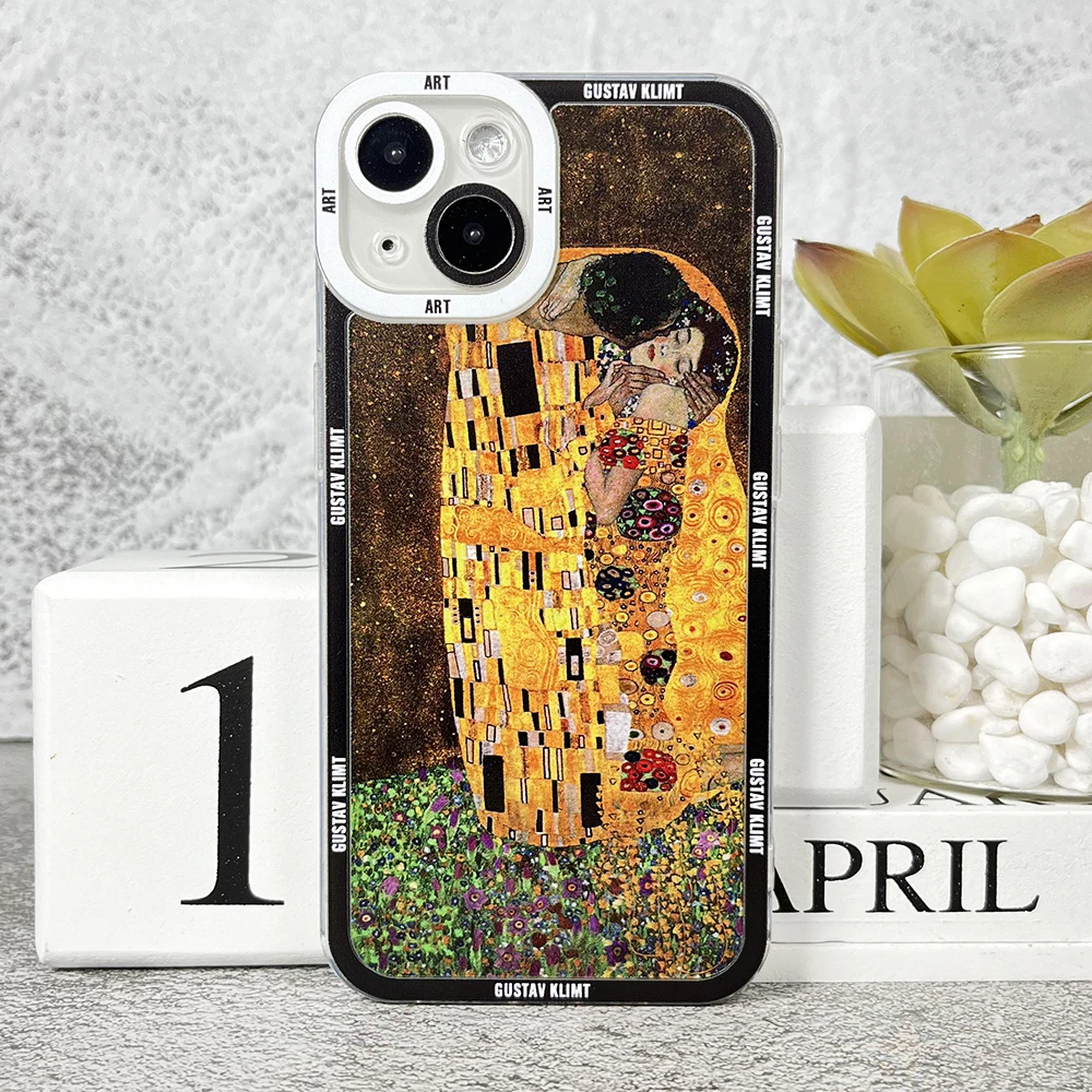 Case For Samsung Galaxy S20 S21 S22 S23 Plus FE Ultra Soft Cover Gustav Klimt Art
