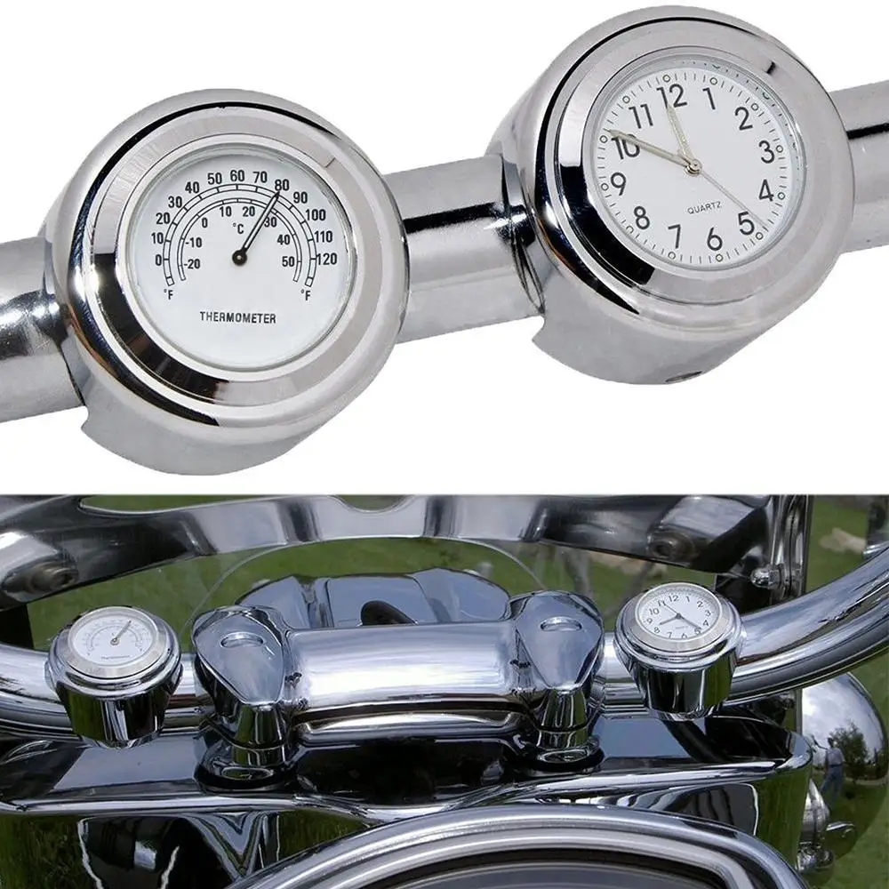 Useful Accessories Retrofit Water Proof Bike Handle Bar Thermo Handlebar Dial Motorcycle Thermometer