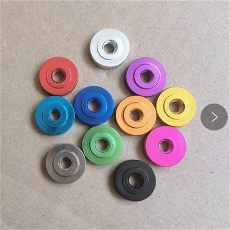 5-10pcs  M3 M4 M5 M6 m8 Colourful small step Aluminum hand tighten thumb nut