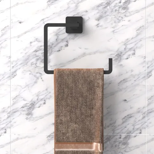 Levenslange Roestvrij Handdoek Houder Mat Zwart MG335 Stijlvolle Decoratieve Opvallende Tevredenheid Gegarandeerd 2022 Model Trend