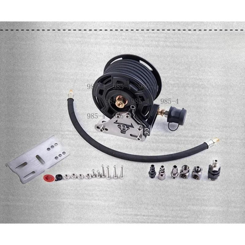 Manual Retractable Hose Reel 7M Length All-Terrain Off-road Use for Vehicle Tire Air Pump
