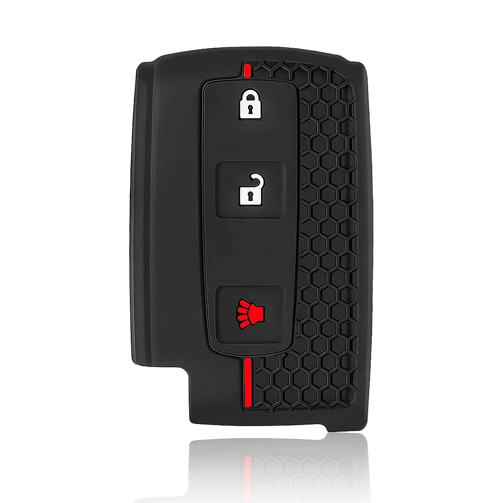 Silicone Car Key Fob Cover Case Shell For TOYOTA Corolla Verso 2004-2008 Prius Gen 20 Remote Key Accessories
