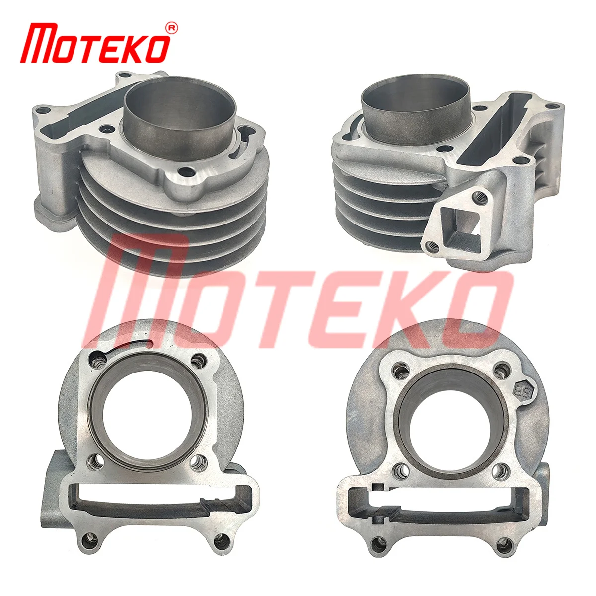 BX15120352 GY6 120CC 52MM BIG BORE CYLINDER AND CONVEX PISTON KIT 13MM PIN SCOOTER ENGINE PARTS FOR 139QMB CHINESE SCOOTERS ATV