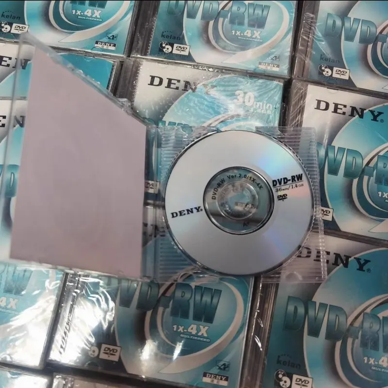 8cm ミニ DVD-RW 書き換え可能 DVD RW 30MIN 1.4GB 1-4X スピード 5 個