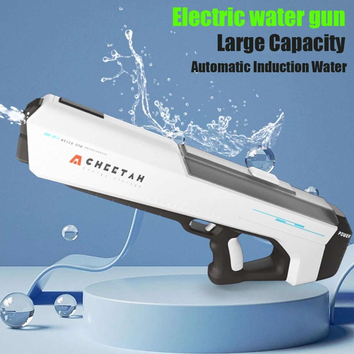 Large Capacity Electric water gun Automatic Induction Water Absorption Beach toy Pool Games Adults Children Blaster Water gun