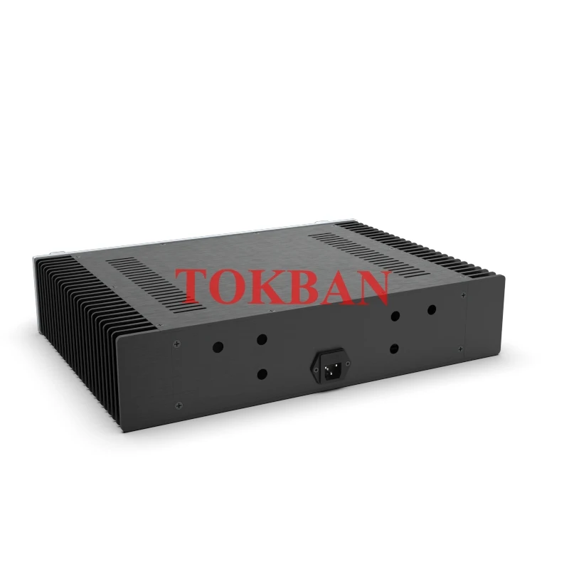 Imagem -05 - Tokban Audio-aluminum Power Amplifier Chassis Hifi Preamplifier Case Shell com Radiador 4309 430*308*92 mm Diy